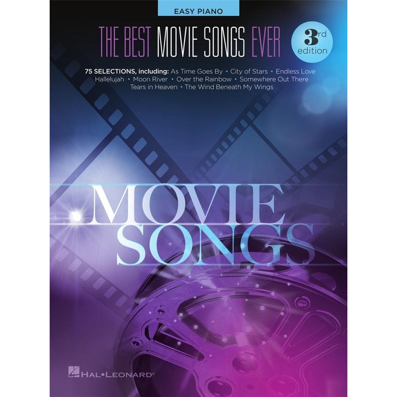 THE BEST MOVIE SONGS EVER 3RD EDITION EASY PIANO