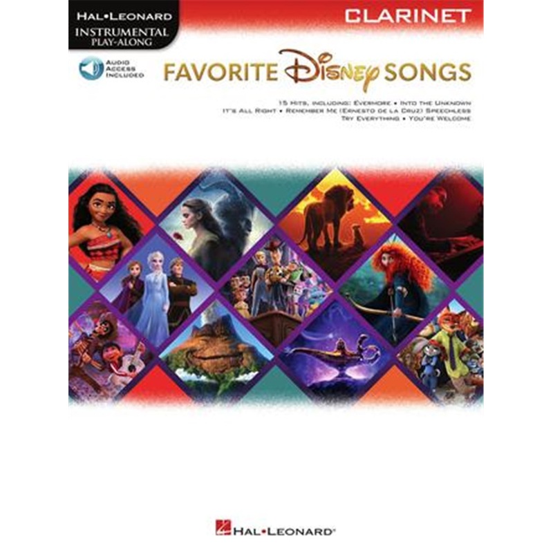 FAVORITE DISNEY SONGS CLARINET SOLO