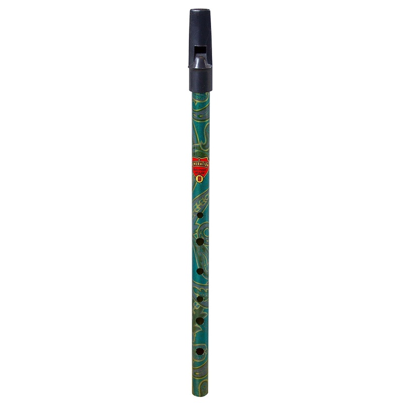Generation Boho D Brass Whistle Paisley Green