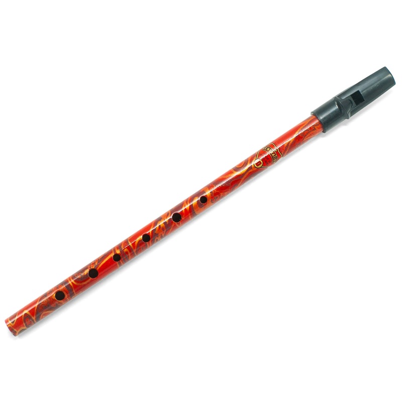 Generation Boho D Brass Whistle Paisley Red