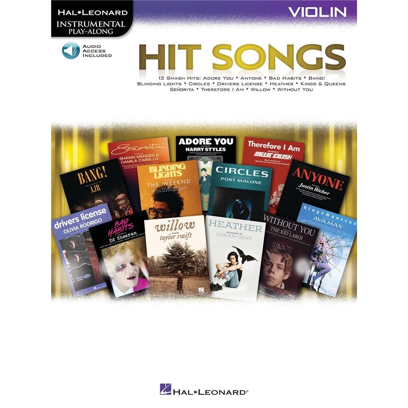 HIT SONGS VIOLIN SOLO