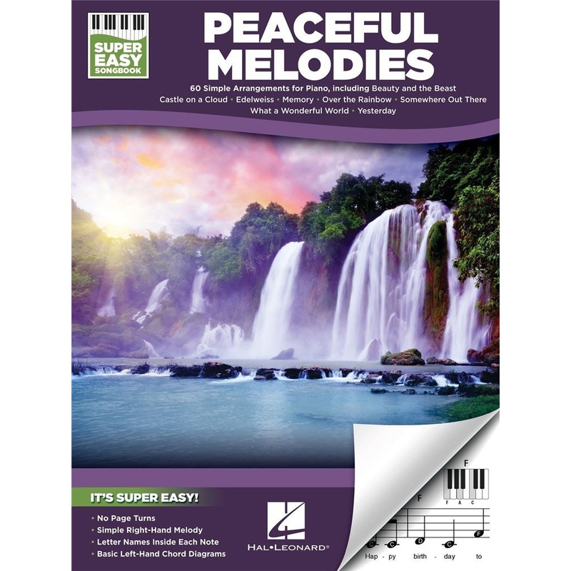 PEACEFUL MELODIES SUPER EASY PIANO