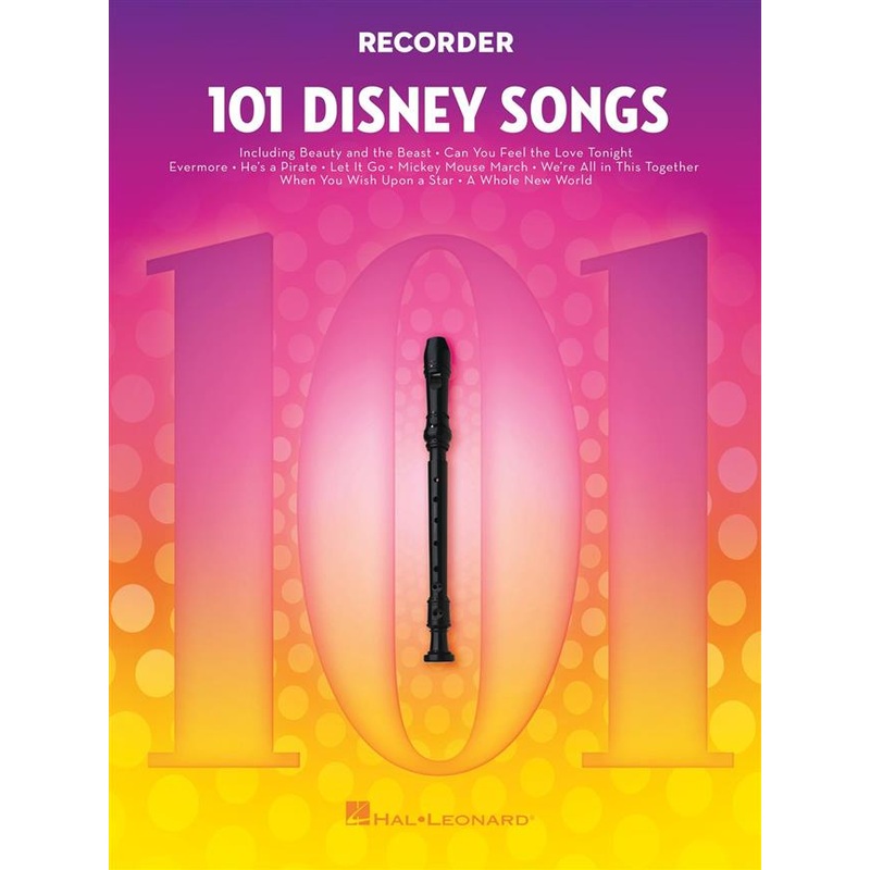 101 DISNEY SONGS RECORDER