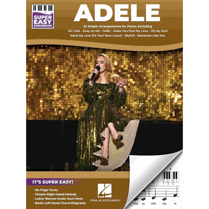 ADELE SUPER EASY SONGBOOK PIANO