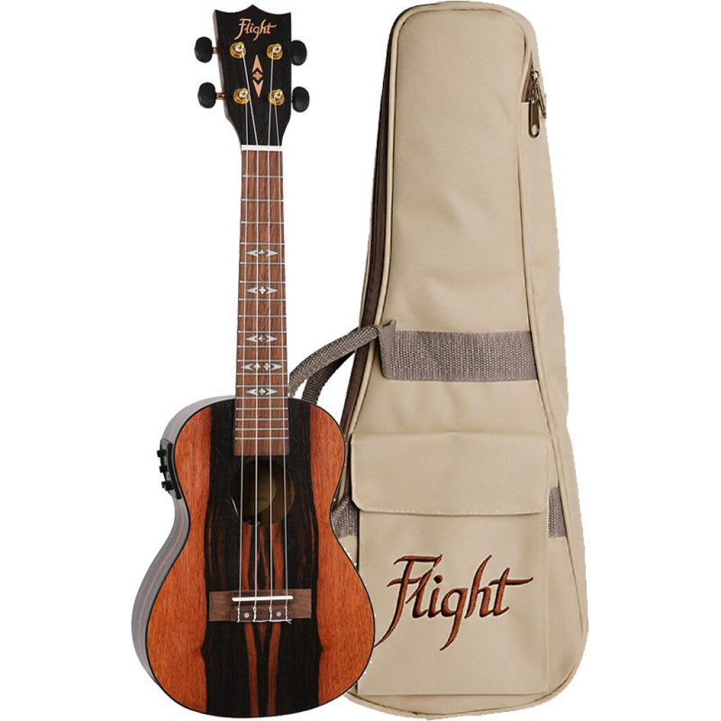 FLIGHT DUC460EQ ELECTRO-ACOUSTIC UKULELE WITH BAG