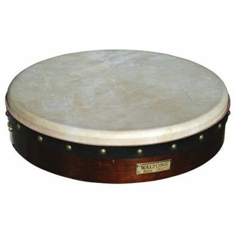 Waltons 18" Pro Deluxe Brown Bodhran