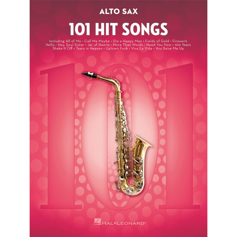 101 HIT SONGS ALTO SAX