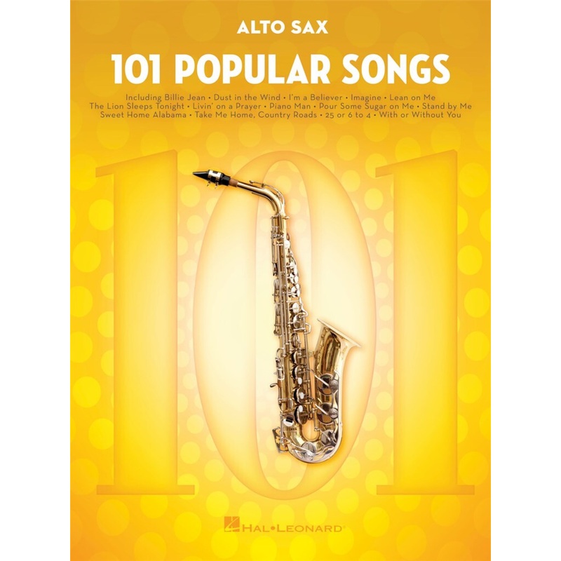 101 POPULAR SONGS ALTO SAX