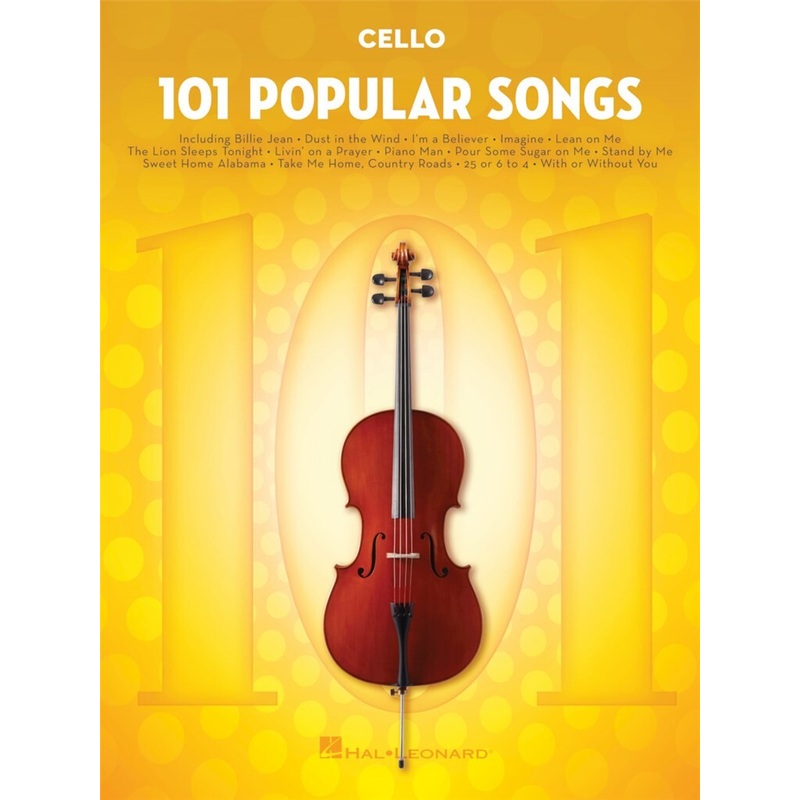 101 POPULAR SONGS CELLO