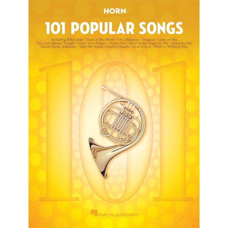 101 POPULAR SONGS HORN