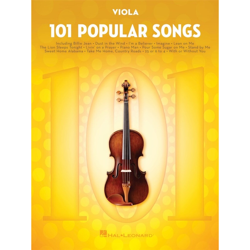101 POPULAR SONGS VIOLA