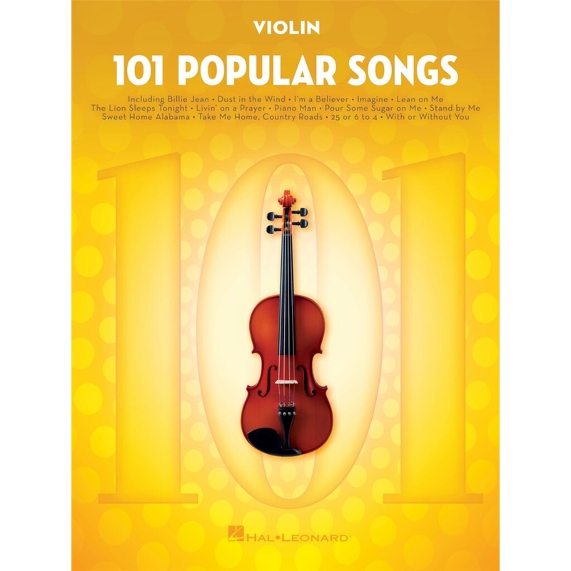 101 POPULAR SONGS VIOLIN