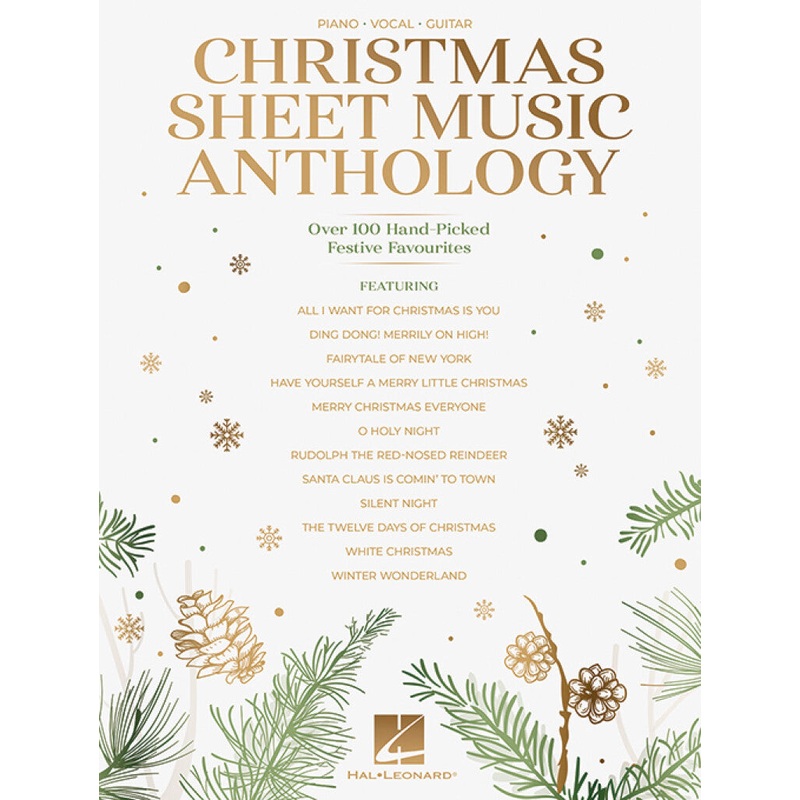 CHRISTMAS SHEET MUSIC ANTHOLOGY PIANO, VOCAL AND GUITAR