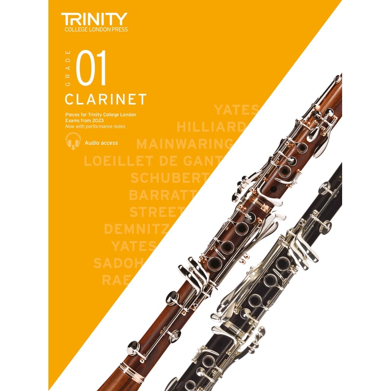 Clarinet Exam Pieces Grade 1 from 2023 Score & Part