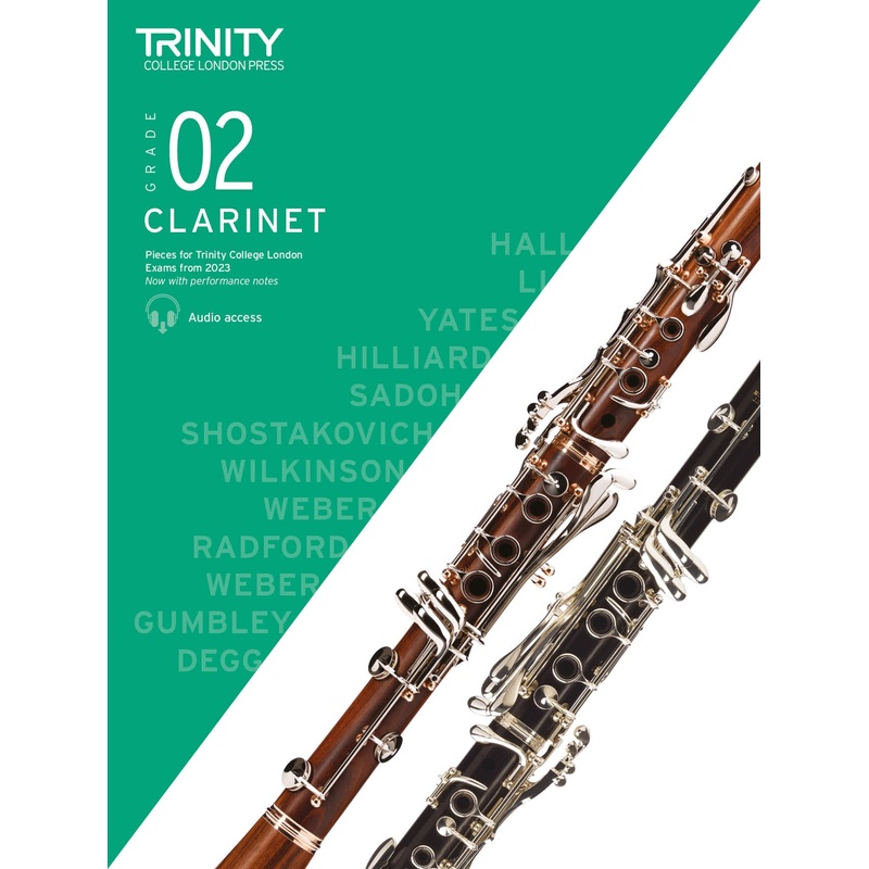 Clarinet Exam Pieces Grade 2 from 2023 Score & Part