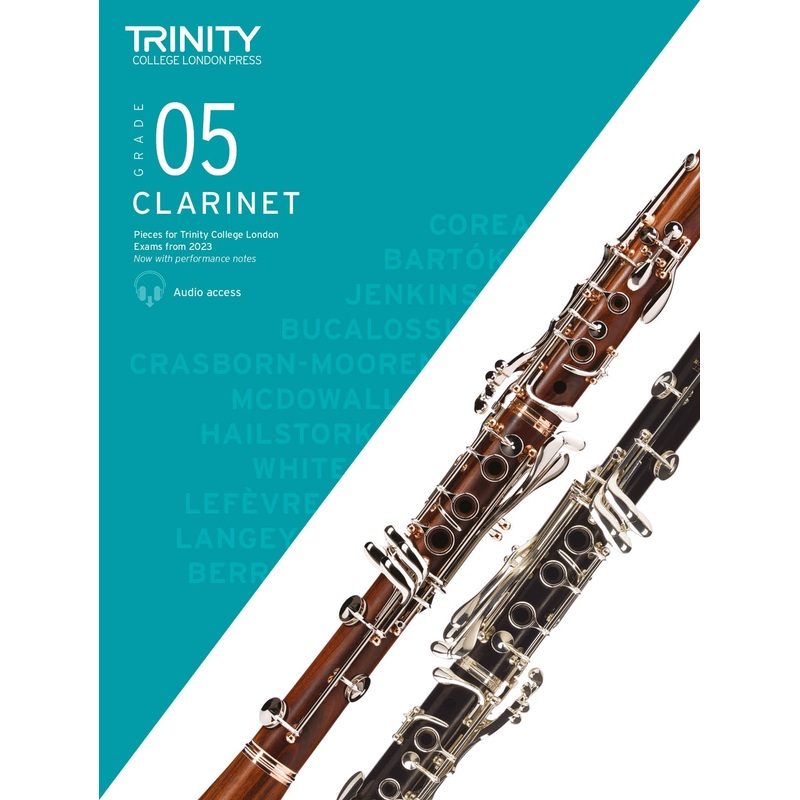 Clarinet Exam Pieces Grade 5 from 2023 Score & Part
