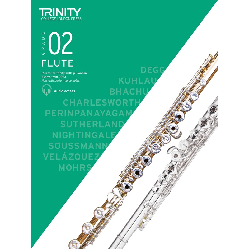 Flute Exam Pieces Grade 2 from 2023 Score & Part