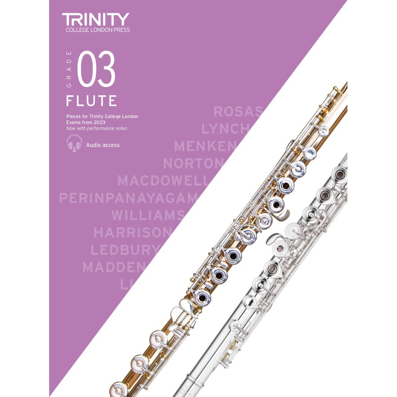 Flute Exam Pieces Grade 3 from 2023 Score & Part