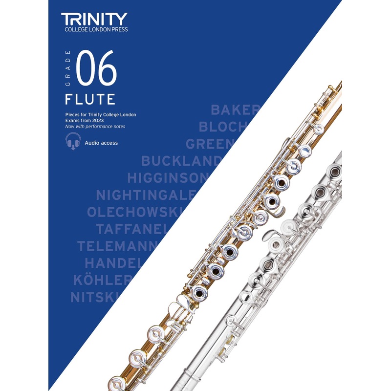 Flute Exam Pieces Grade 6 from 2023 Score & Part