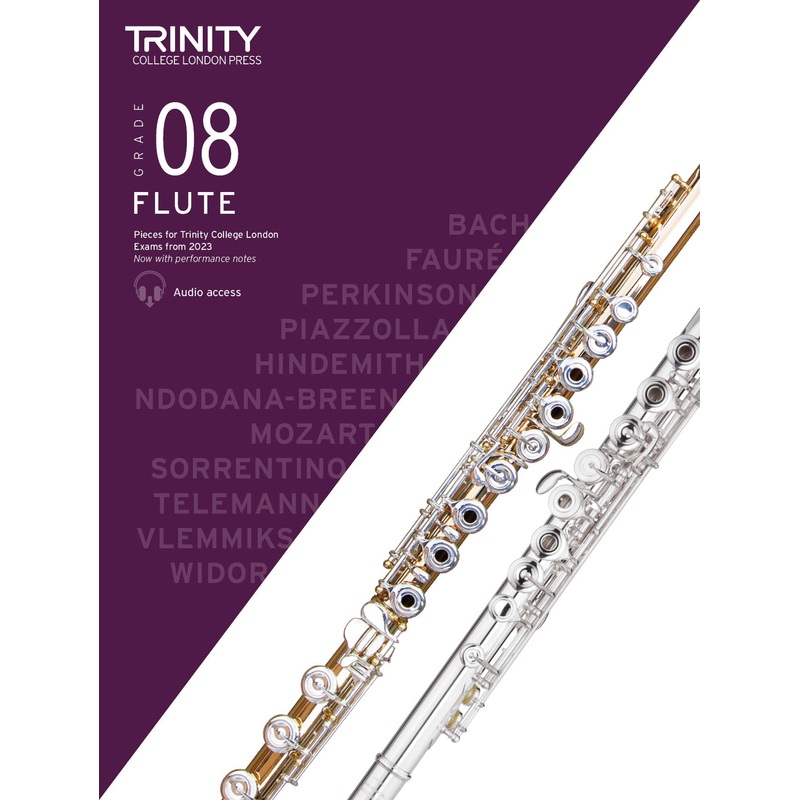 Flute Exam Pieces Grade 8 from 2023 Score & Part