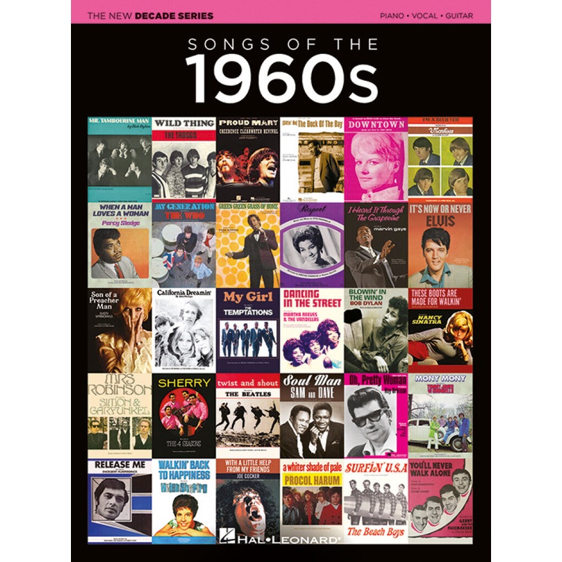 SONGS OF THE 1960S PIANO, VOCAL AND GUITAR