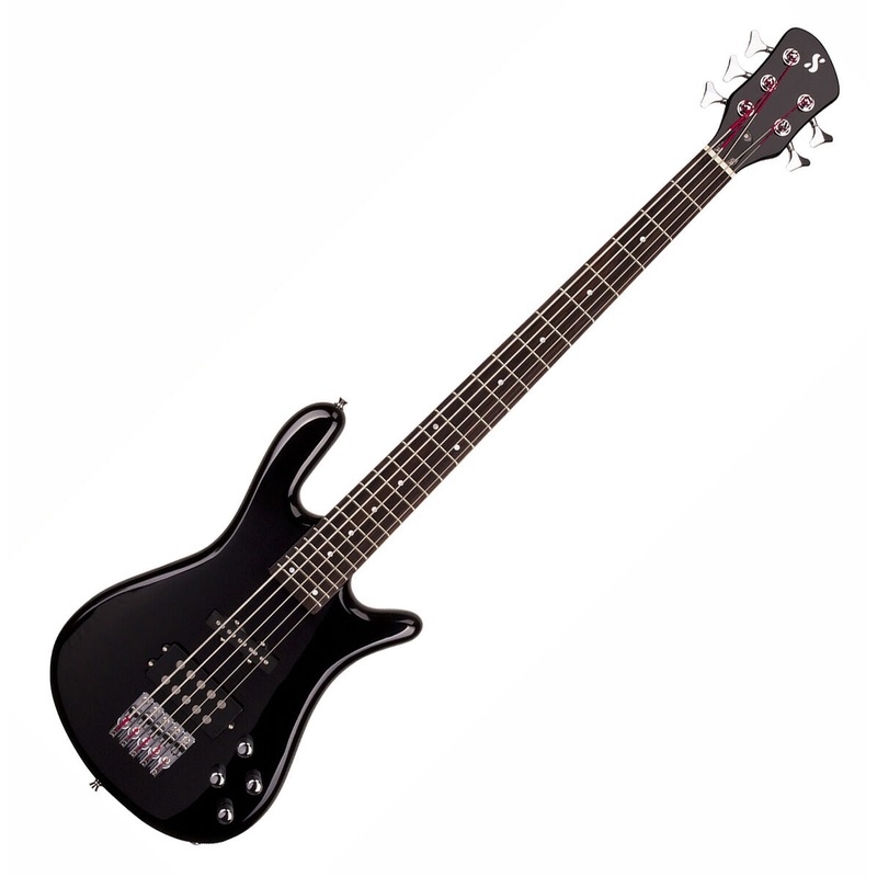 SX 86975BK 5 String Bass Black