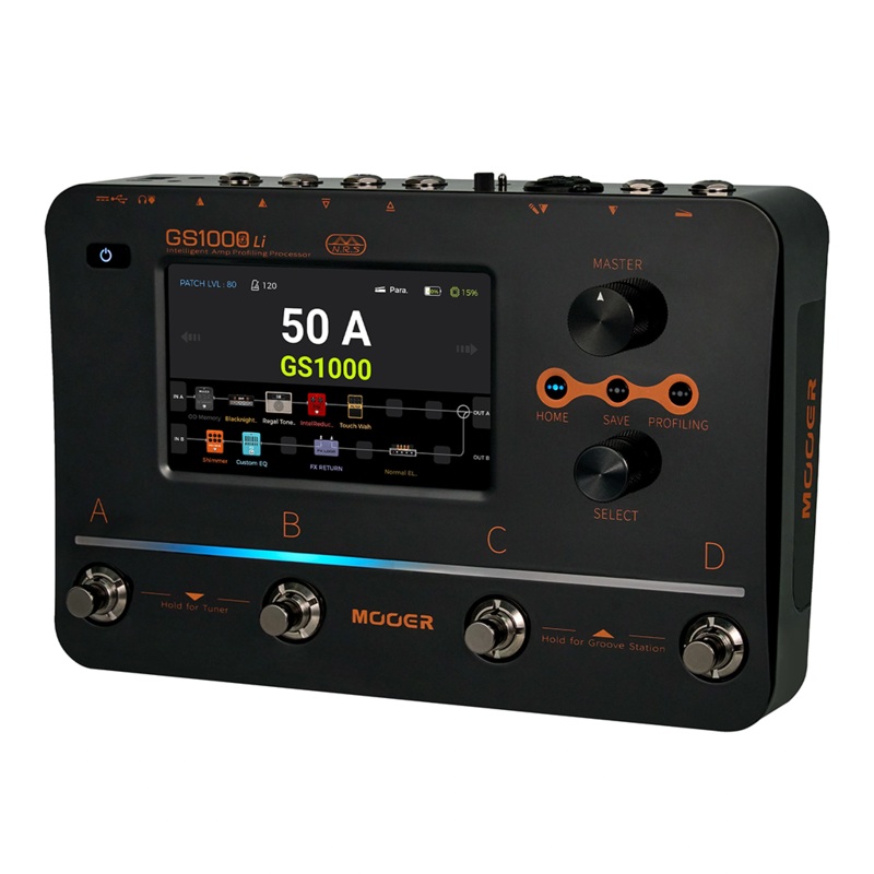Mooer GS1000LI Guitar Multi-Effects Processor With Battery